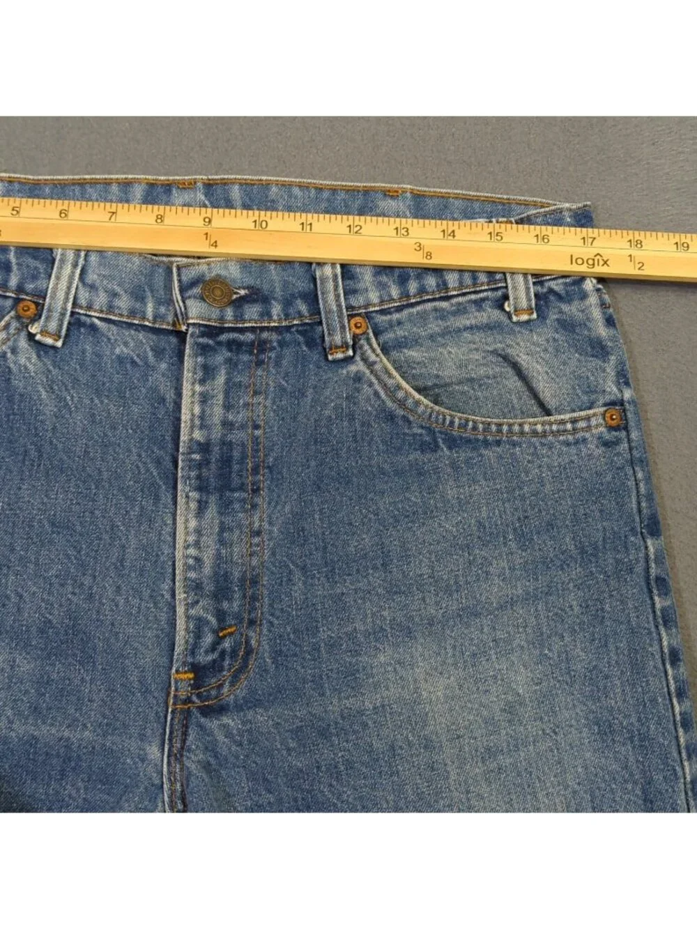 Levi's VTG Jean Mens 36x33 Fits 34x28 Blue 20505-0217 Straight Denim Made In USA
